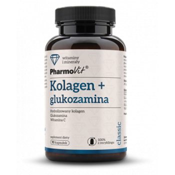 KOLAGEN + GLUKOZAMINA BEZGLUTENOWE 90 KAPSUŁEK - PHARMOVIT (CLASSIC)
