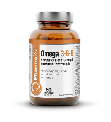 OMEGA 3-6-9 BEZGLUTENOWE 60 KAPSUŁEK - PHARMOVIT (CLEAN LABEL)