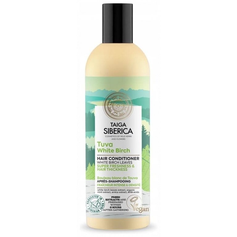 ODŻYWKA DO WŁOSÓW INTENSYWNE ODŚWIEŻENIE I POGRUBIENIE Z BIAŁĄ BRZOZĄ 270 ml - NATURA SIBERICA (TAIGA)