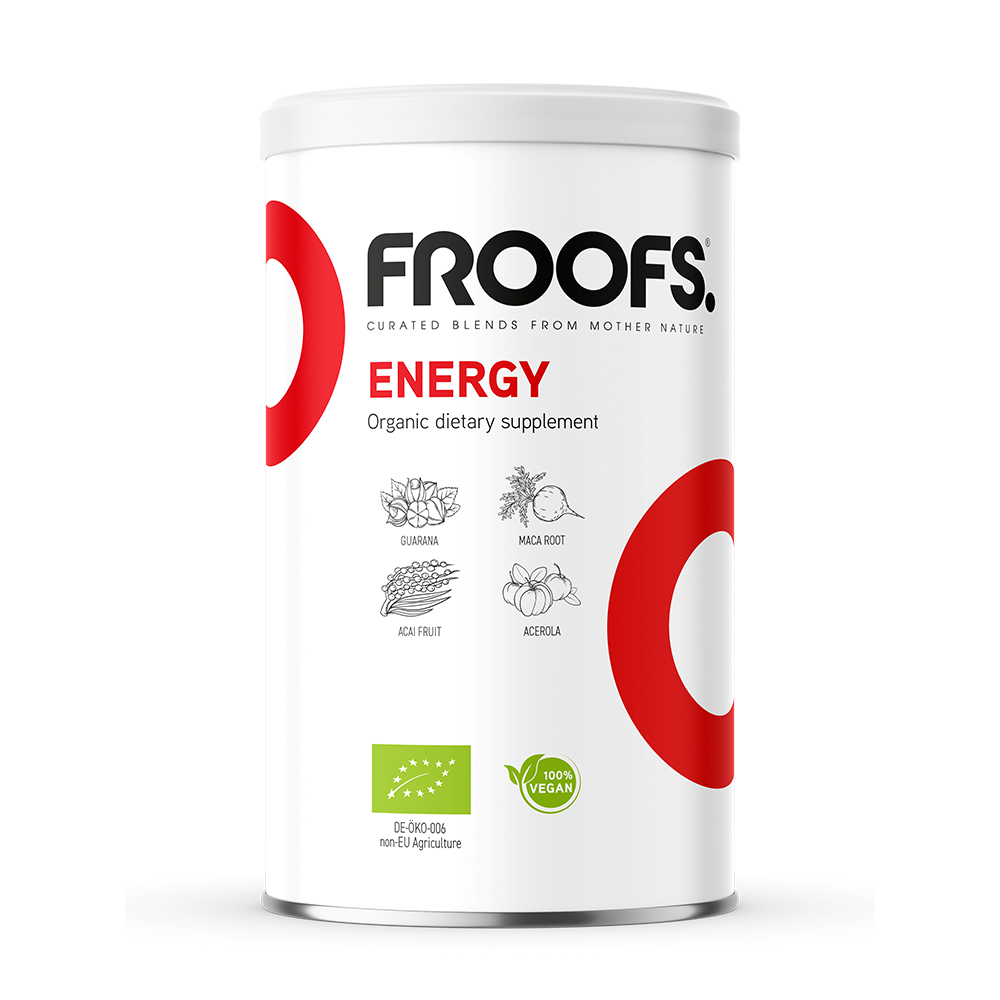 MIESZANKA ENERGY W PROSZKU BIO 200 g - FROOFS