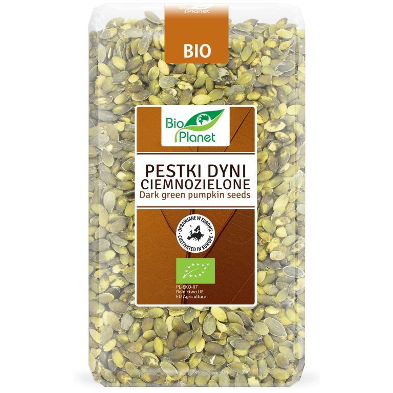 PESTKI DYNI CIEMNOZIELONE (UPRAWIANE W EUROPIE) BIO 1 kg - BIO PLANET