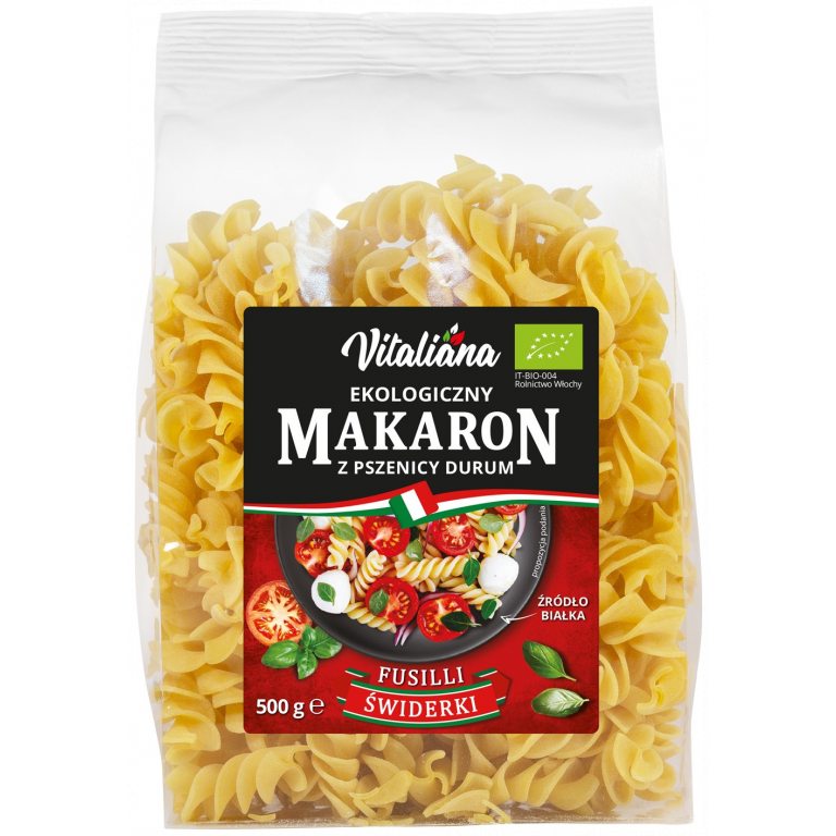 MAKARON (SEMOLINOWY) FUSILLI BIO 500 g - VITALIANA