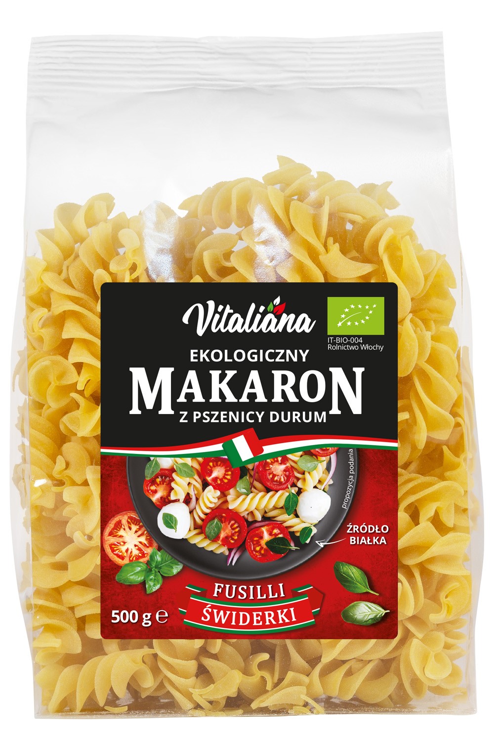 MAKARON (SEMOLINOWY) FUSILLI BIO 500 g - VITALIANA