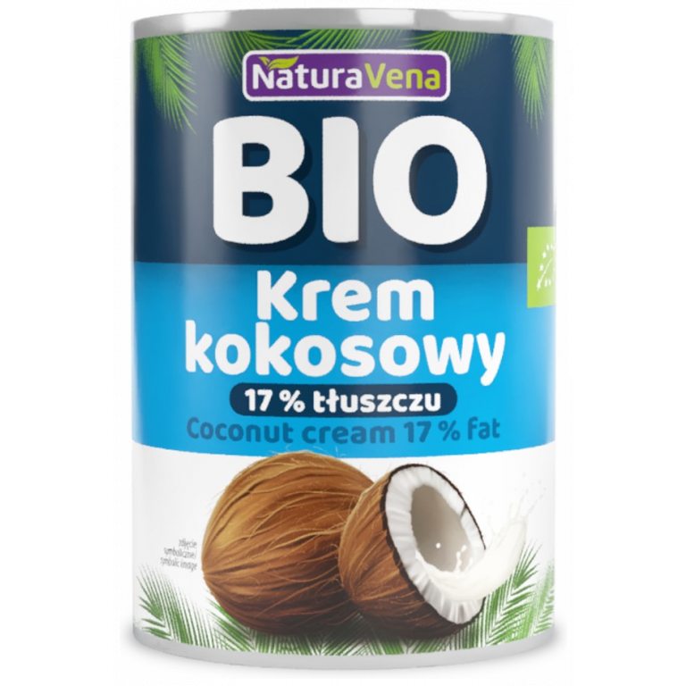 KREM KOKOSOWY 17 % BIO 400 ml - NATURAVENA