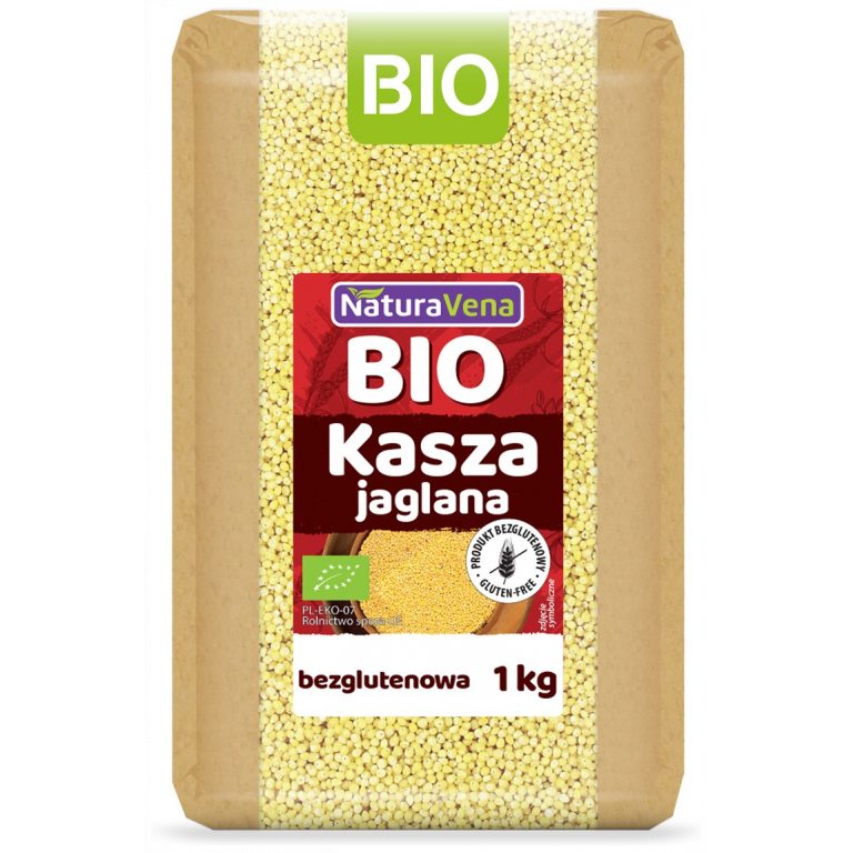 KASZA JAGLANA BEZGLUTENOWA BIO 1 kg - NATURAVENA