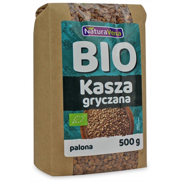 KASZA GRYCZANA PALONA BIO 500 g - NATURAVENA