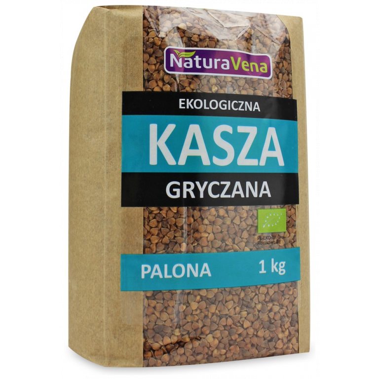 KASZA GRYCZANA PALONA BIO 1 kg - NATURAVENA