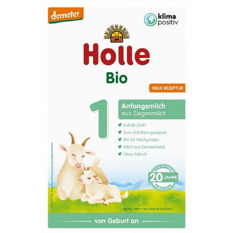 MLEKO KOZIE 1 POCZĄTKOWE DLA NIEMOWLĄT PO 6 MIESIĄCU BIO 400 g - HOLLE