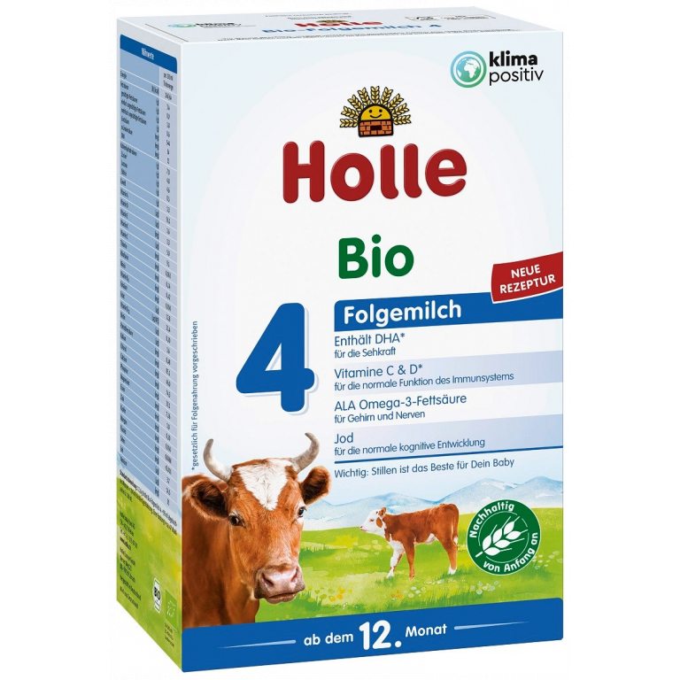 MLEKO KROWIE 4 OD 1 ROKU ŻYCIA BIO 600 g - HOLLE