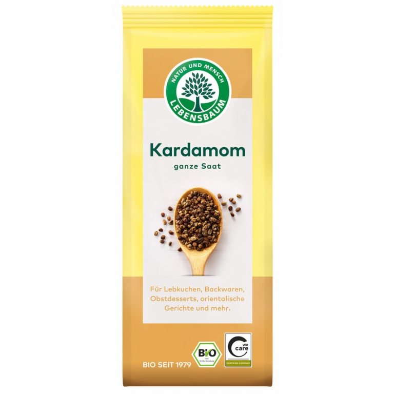 KARDAMON ZIARNO BIO 50 g - LEBENSBAUM