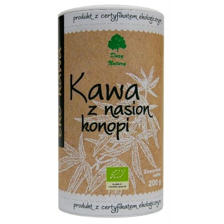 KAWA Z NASION KONOPI BIO 200 g - DARY NATURY