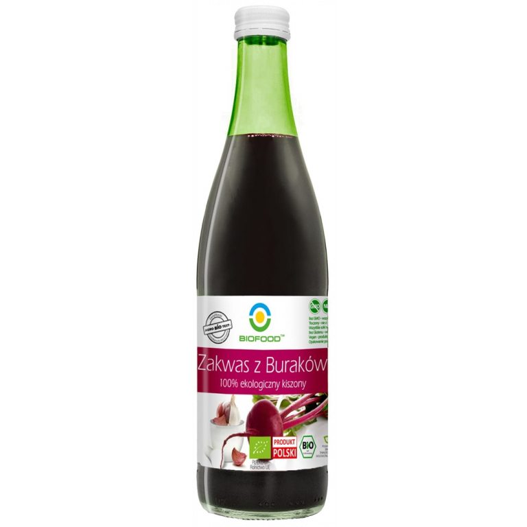 ZAKWAS Z BURAKÓW KISZONYCH BEZGLUTENOWY BIO 500 ml - BIO FOOD