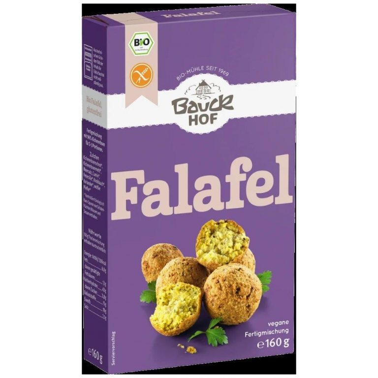 MIESZANKA NA FALAFEL BEZGLUTENOWA BIO 160 g - BAUCK HOF