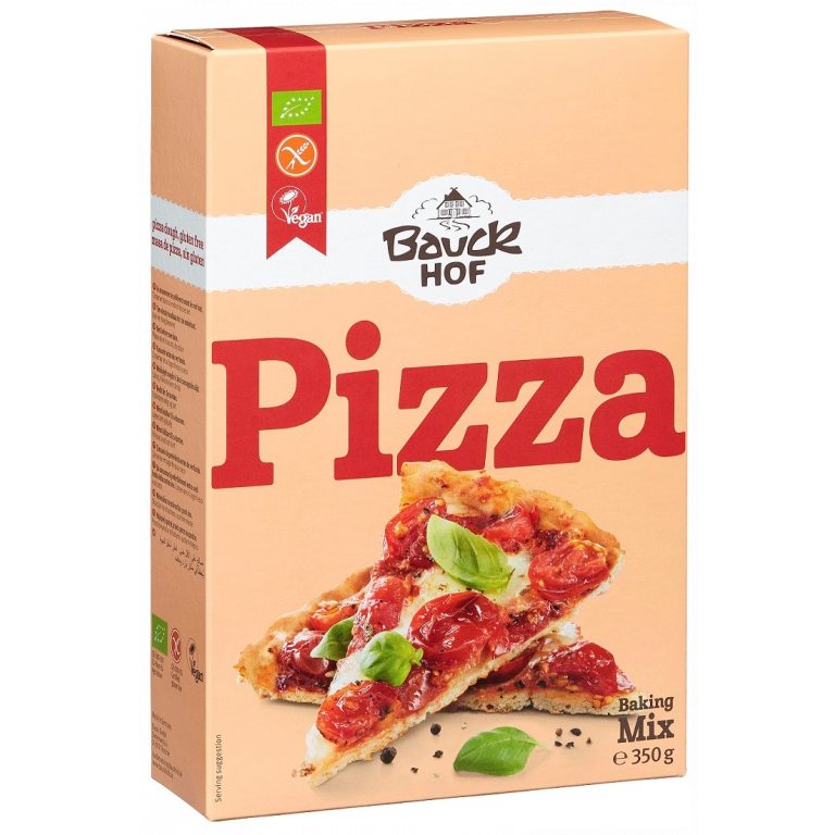 MIESZANKA NA CIASTO NA PIZZĘ BEZGLUTENOWA BIO 350 g - BAUCK HOF