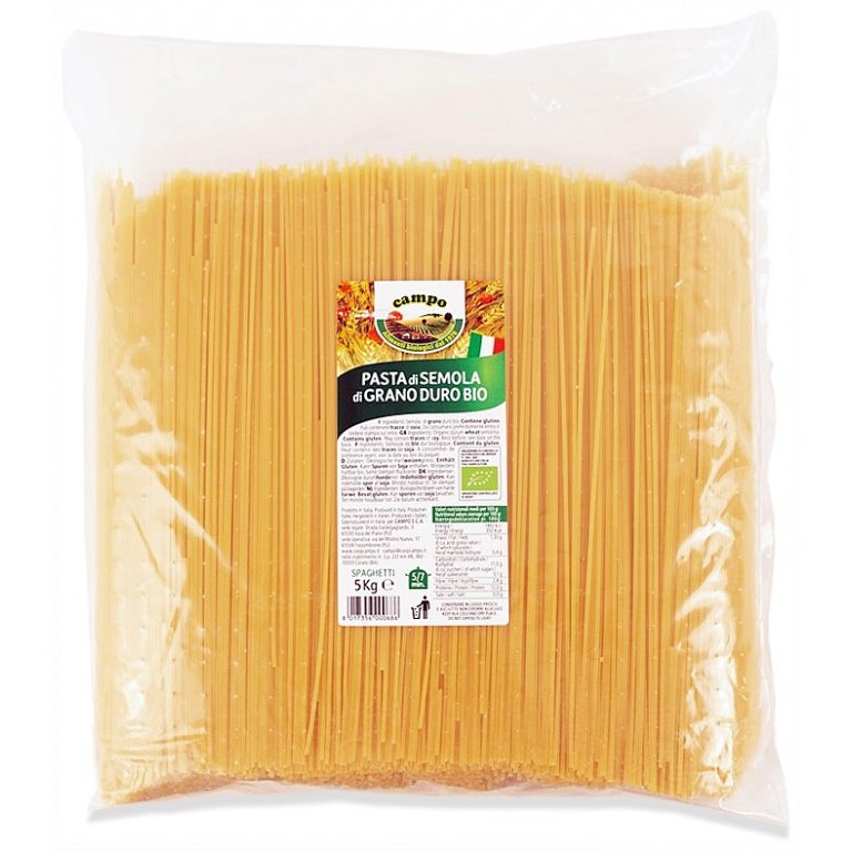 MAKARON (SEMOLINOWY) SPAGHETTI BIO 5 kg - HORECA