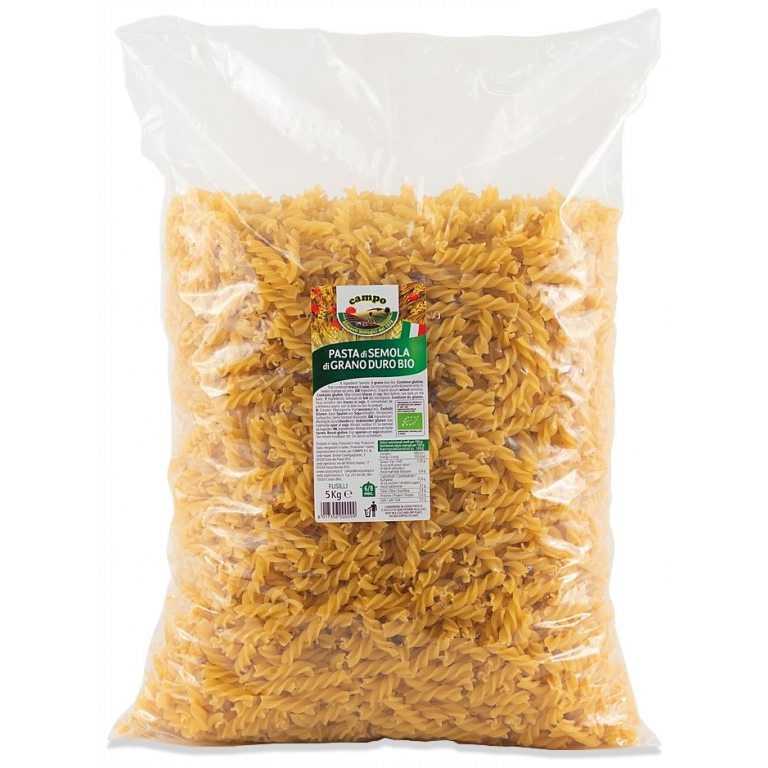 MAKARON (SEMOLINOWY) FUSILLI BIO 5 kg - HORECA