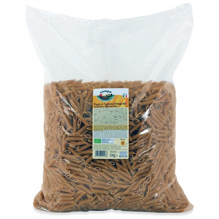 MAKARON (SEMOLINOWY RAZOWY) PENNE BIO 5 kg - HORECA