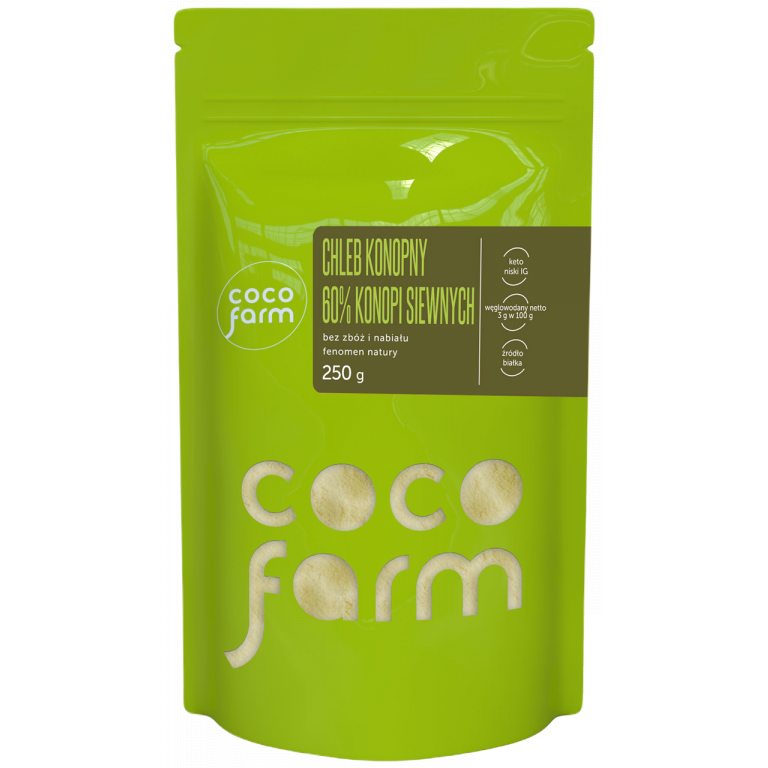 MIESZANKA NA CHLEB KONOPNY BEZ DODATKU CUKRÓW 250 g - COCO FARM