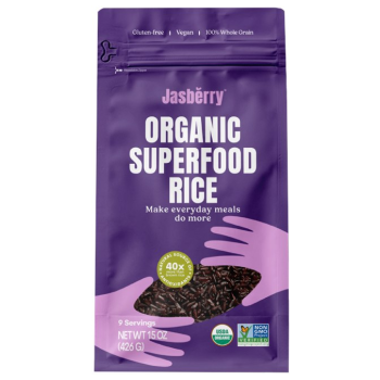 RYŻ EXPRESS JASBERRY RAZOWY BEZGLUTENOWY BIO 200 g - JASBERRY RICE (CALORIE WATCHERS)