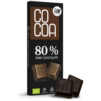 CZEKOLADA CIEMNA 80 % BIO 40 g - COCOA