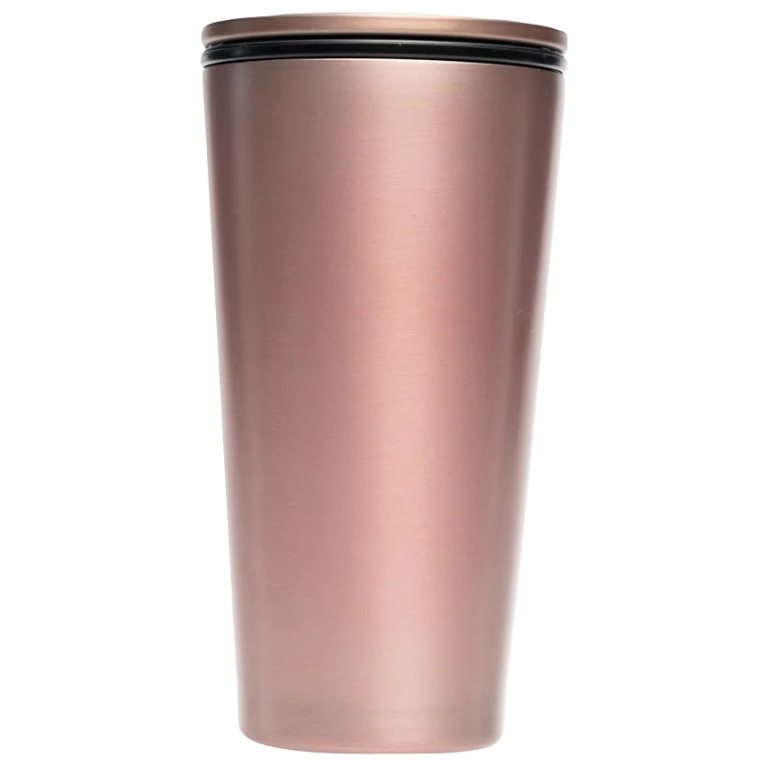 KUBEK TERMICZNY SLIDE RÓŻOWE ZŁOTO 420 ml - CHIC-MIC