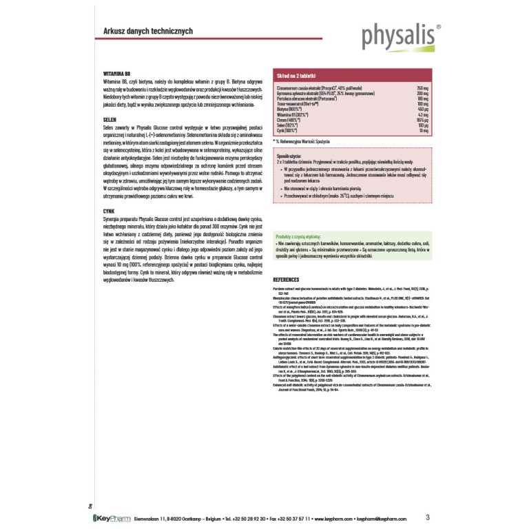 TABLETKI NA KONTROLĘ GLUKOZY 30 szt. - obrazek 4