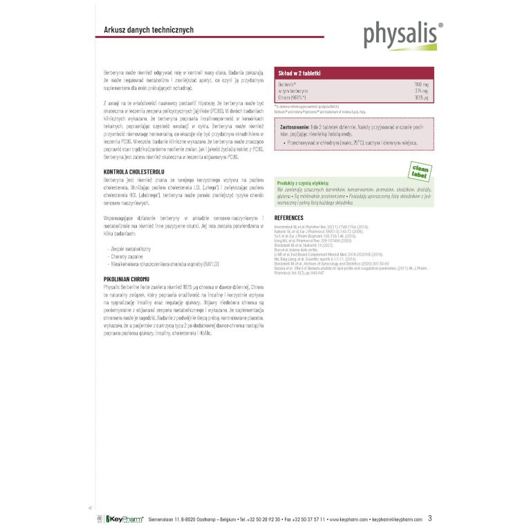 BERBERYNA FORTE 30 TABLETEK - obrazek 4