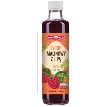 SYROP MALINOWY Z LIPĄ 250 ml - POLSKA RÓŻA