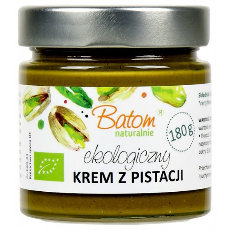 KREM Z PISTACJI 100 % BIO 180 g - BATOM