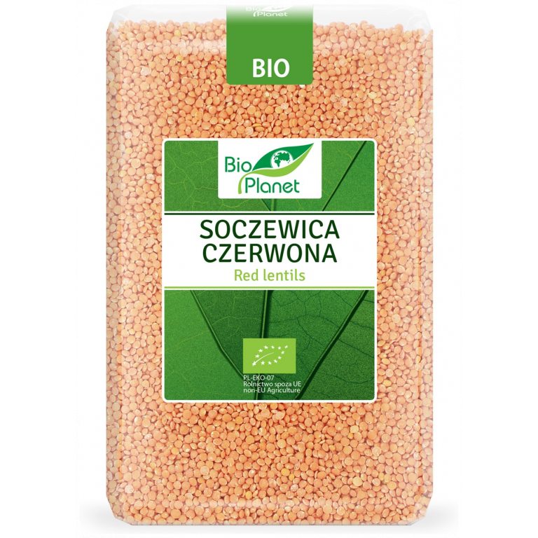 SOCZEWICA CZERWONA BIO 2 kg - BIO PLANET