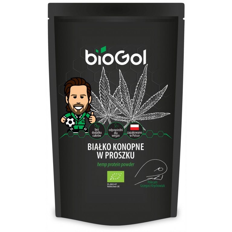 BIAŁKO KONOPNE BIO 500 g - BIOGOL