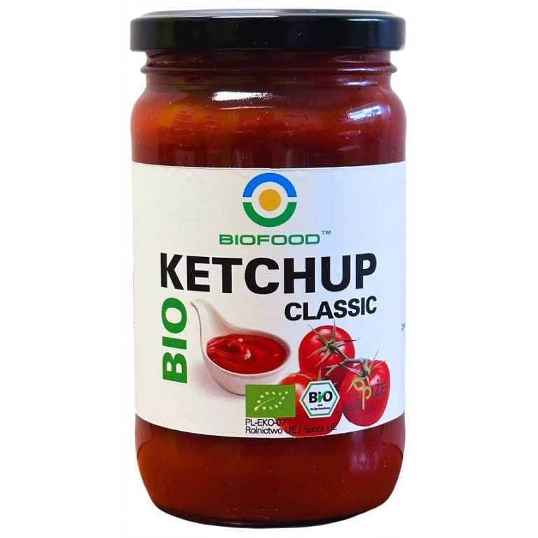 KETCHUP CLASSIC BEZGLUTENOWY BIO 350 g - BIO FOOD