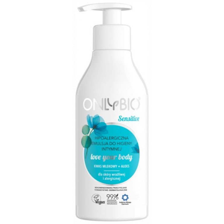 EMULSJA DO HIGIENY INTYMNEJ HIPOALERGICZNA ECO 250 ml - ONLY BIO