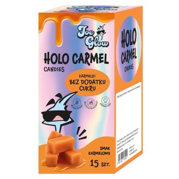KARMELKI TOFFI BEZ DODATKU CUKRÓW BEZGLUTENOWE (15 szt.) 90 g - JOE GLOW