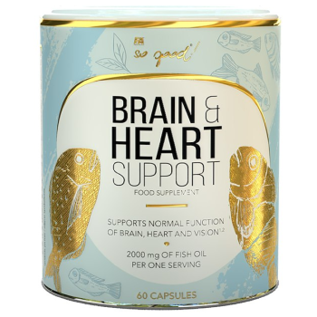 KAPSUŁKI NA WSPARCIE PRACY MÓZGU I SERCA 60 szt. - SO GOOD!