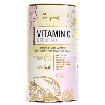 WITAMINA C FRUIT MIX W PROSZKU 210 g - SO GOOD!