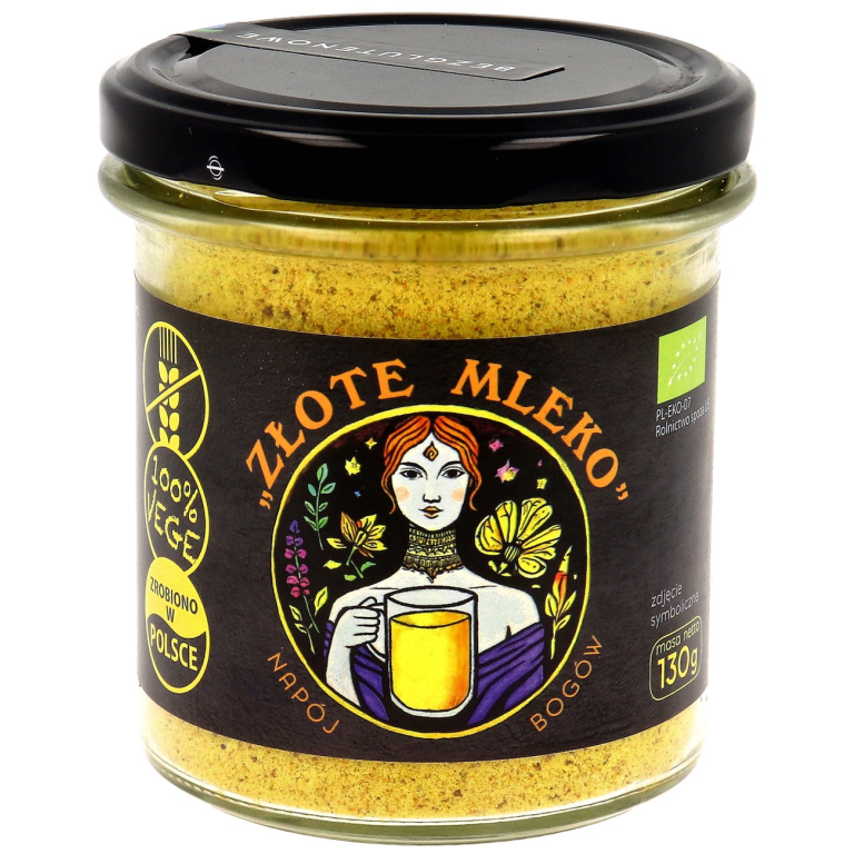MIESZANKA PRZYPRAW "ZŁOTE MLEKO" BEZGLUTENOWA BIO 130 g - PIĘĆ PRZEMIAN