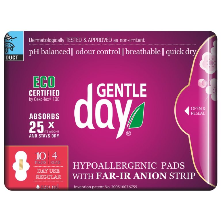 PODPASKI HIGIENICZNE Z PASKIEM ANIONOWYM NA DZIEŃ 10 szt. - GENTLE DAY