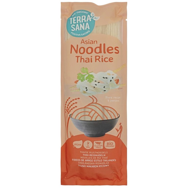 MAKARON (RYŻOWY) NOODLE SPAGHETTI BEZGLUTENOWY BIO 250 g - TERRASANA