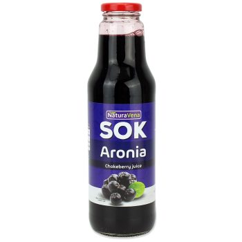 SOK Z ARONII 100 % 750 ml - NATURAVENA