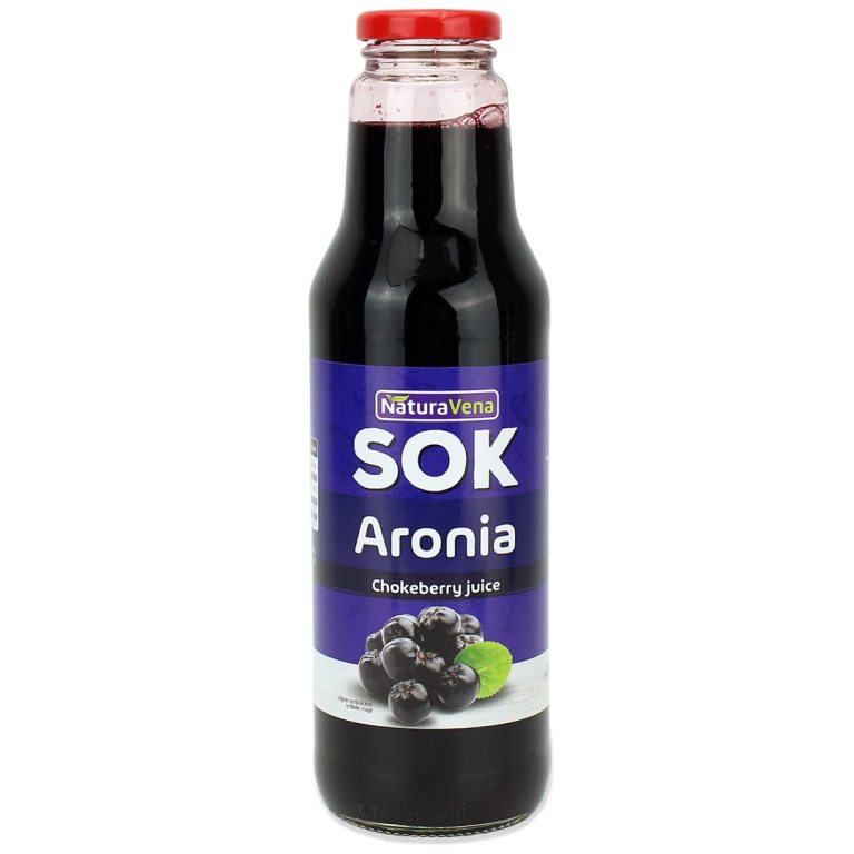 SOK Z ARONII 100 % 750 ml - NATURAVENA