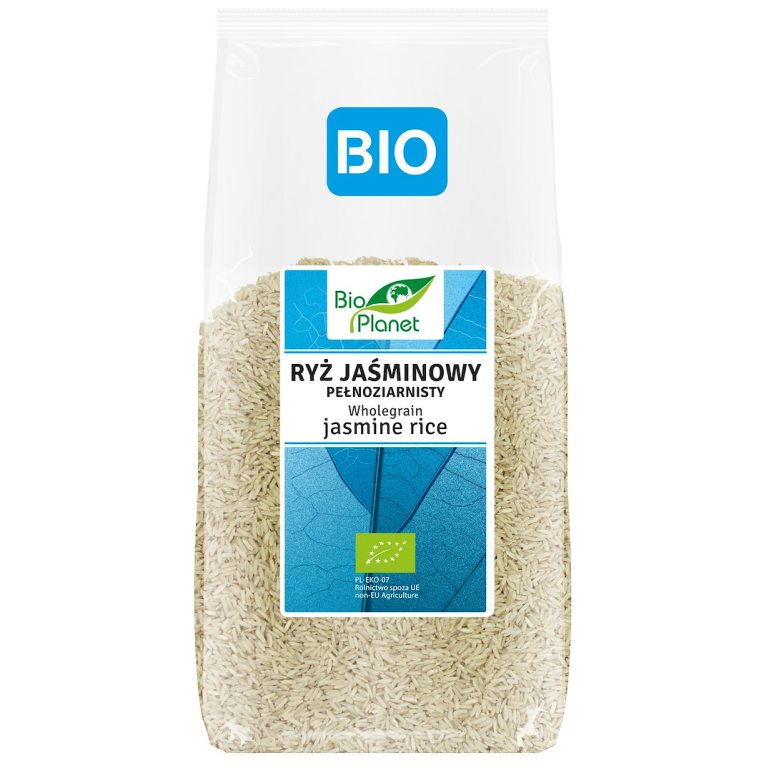 RYŻ JAŚMINOWY PEŁNOZIARNISTY BIO 500 g - BIO PLANET
