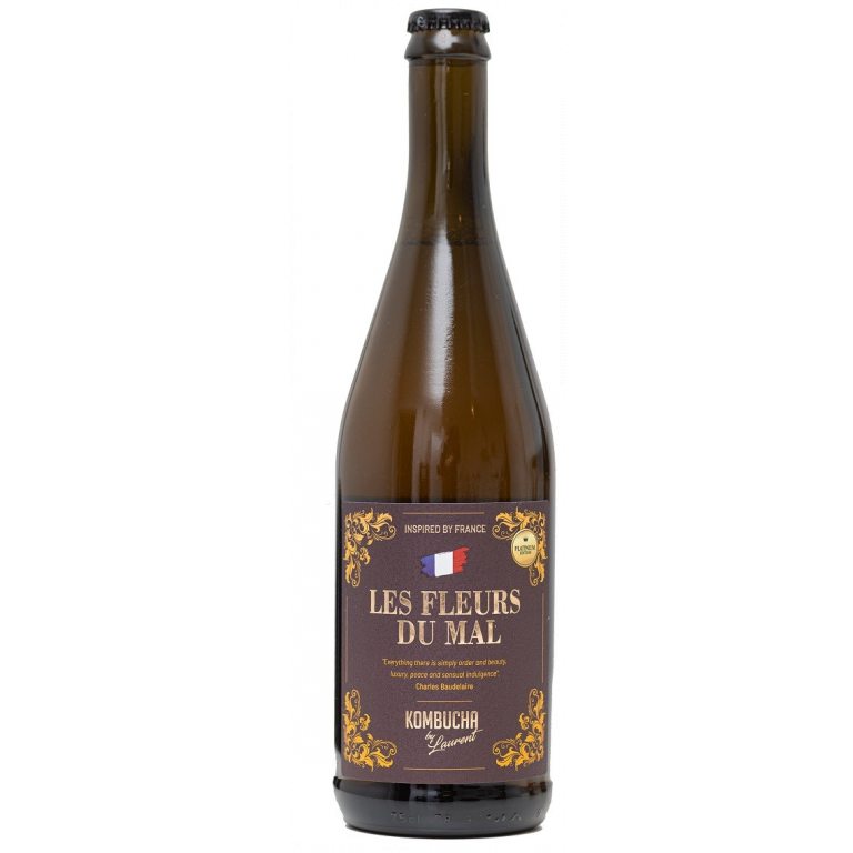 KOMBUCHA O SMAKU LAWENDY I ROZMARYNU (CHARLES BAUDELAIRE) BIO 750 ml - KOMBUCHA BY LAURENT (PLATINIUM)