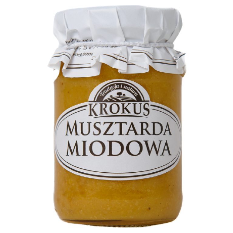 MUSZTARDA MIODOWA 185 g - KROKUS