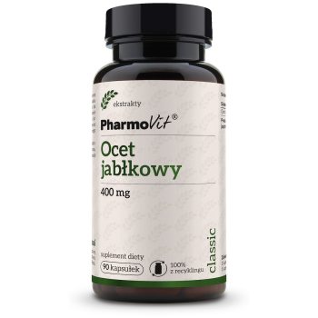 OCET JABŁKOWY (400 mg) BEZGLUTENOWY 90 KAPSUŁEK - PHARMOVIT (CLASSIC)