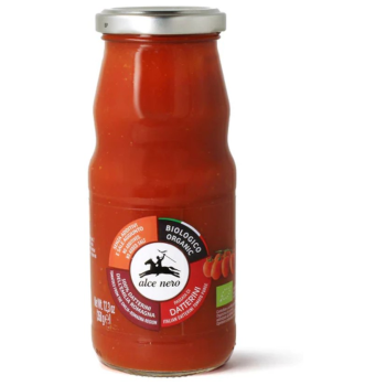 SOS POMIDOROWY PASSATA (Z POMIDORÓW DAKTYLOWYCH) BIO 350 g - ALCE NERO