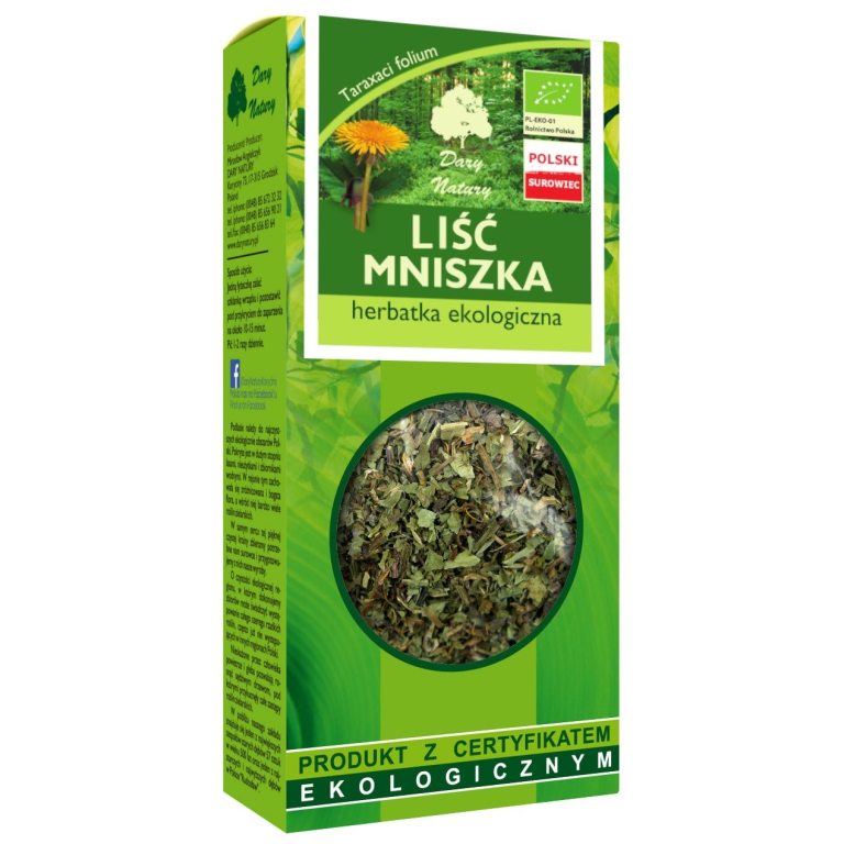 HERBATKA LIŚĆ MNISZKA BIO 25 g - DARY NATURY