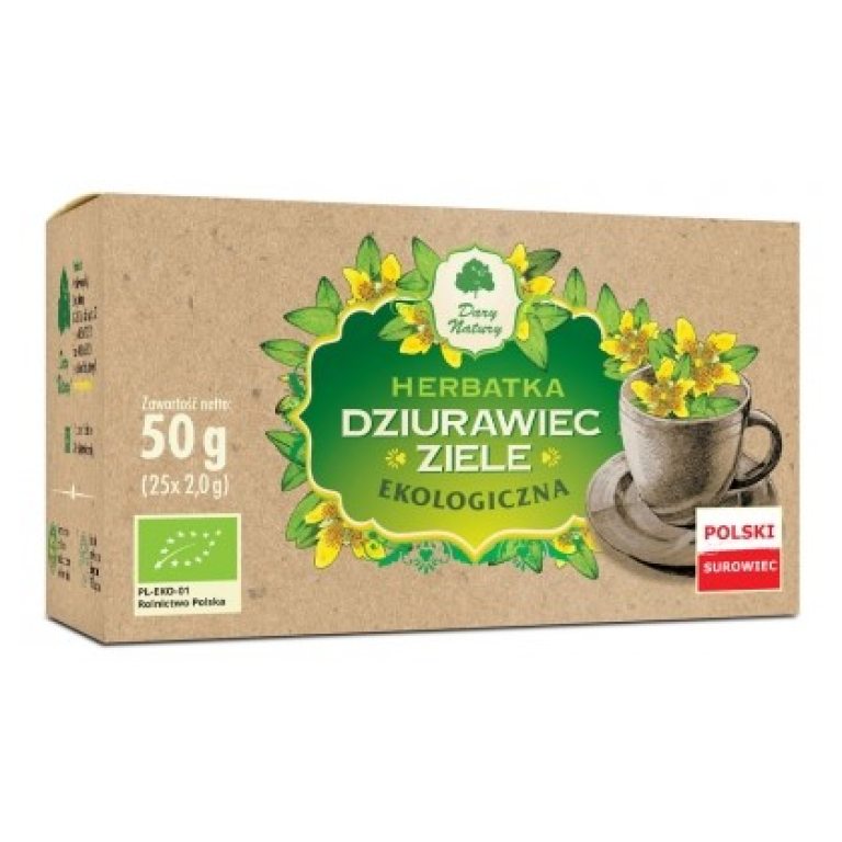 HERBATKA ZIELE DZIURAWCA BIO (25 x 2 g) 50 g - DARY NATURY