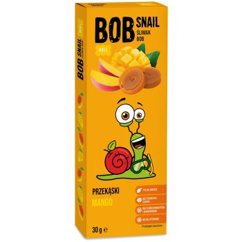 PRZEKĄSKA ROLL MANGO BEZ DODATKU CUKRÓW BEZGLUTENOWA 30 g - BOB SNAIL