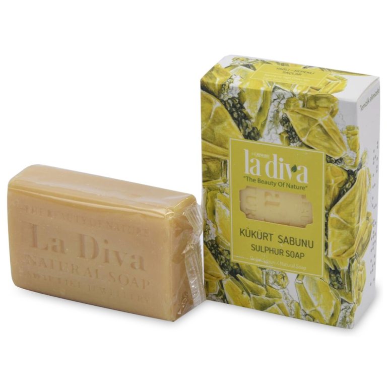 MYDŁO W KOSTCE SIARKOWE 100 g - LA DIVA